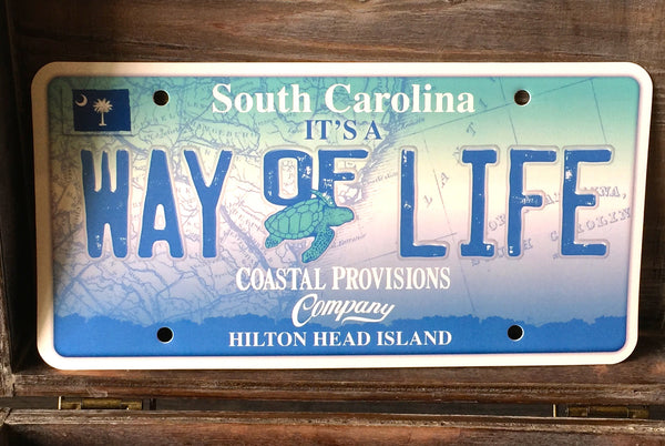"It's A Way of Life" License Plate