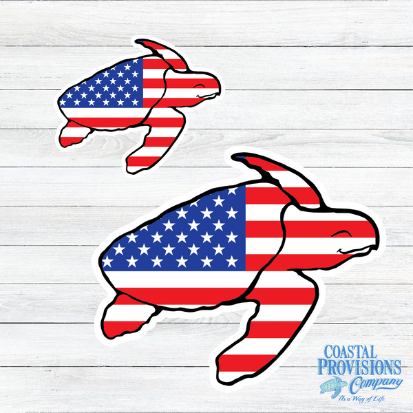 USA Turtle Decal