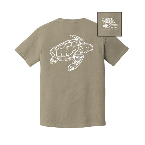 Distressed Logo S/S- Sand