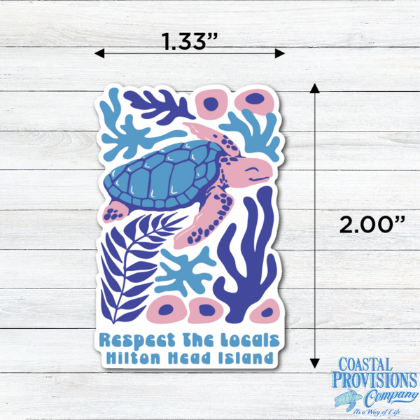 Respect The Locals Sticker