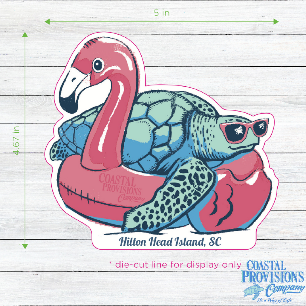 Floatie Shoogie Sticker – Coastal Provisions Co.