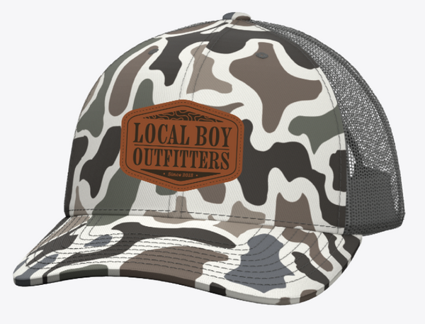 Topo Leather Trucker Hat