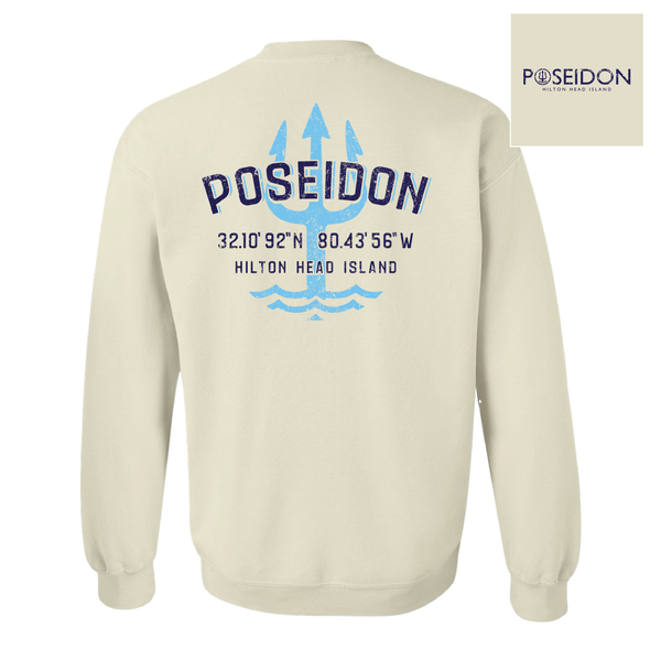 Poseidon Trident Crew weatshirt