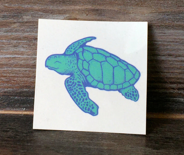 Temporary Turtle Tattoo