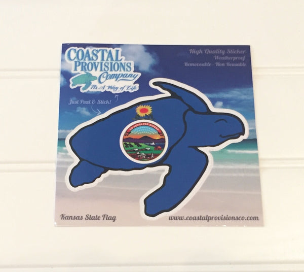State Flag Turtle Decal